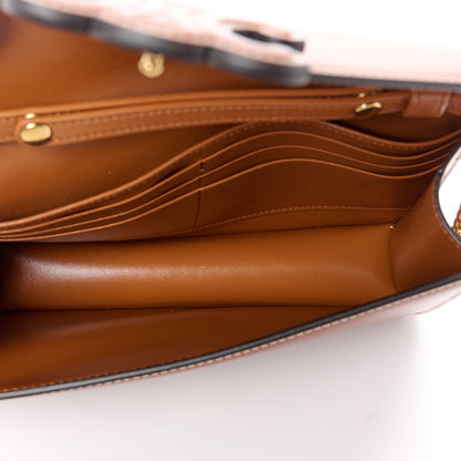 Celine Shiny Calfskin Triomphe Margo Wallet on Chain Gold 5 of 10