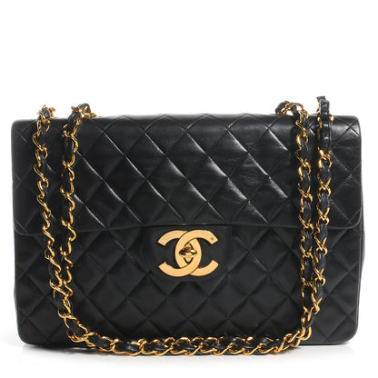 Chanel Lambskin XL Jumbo Flap Black 1 of 11