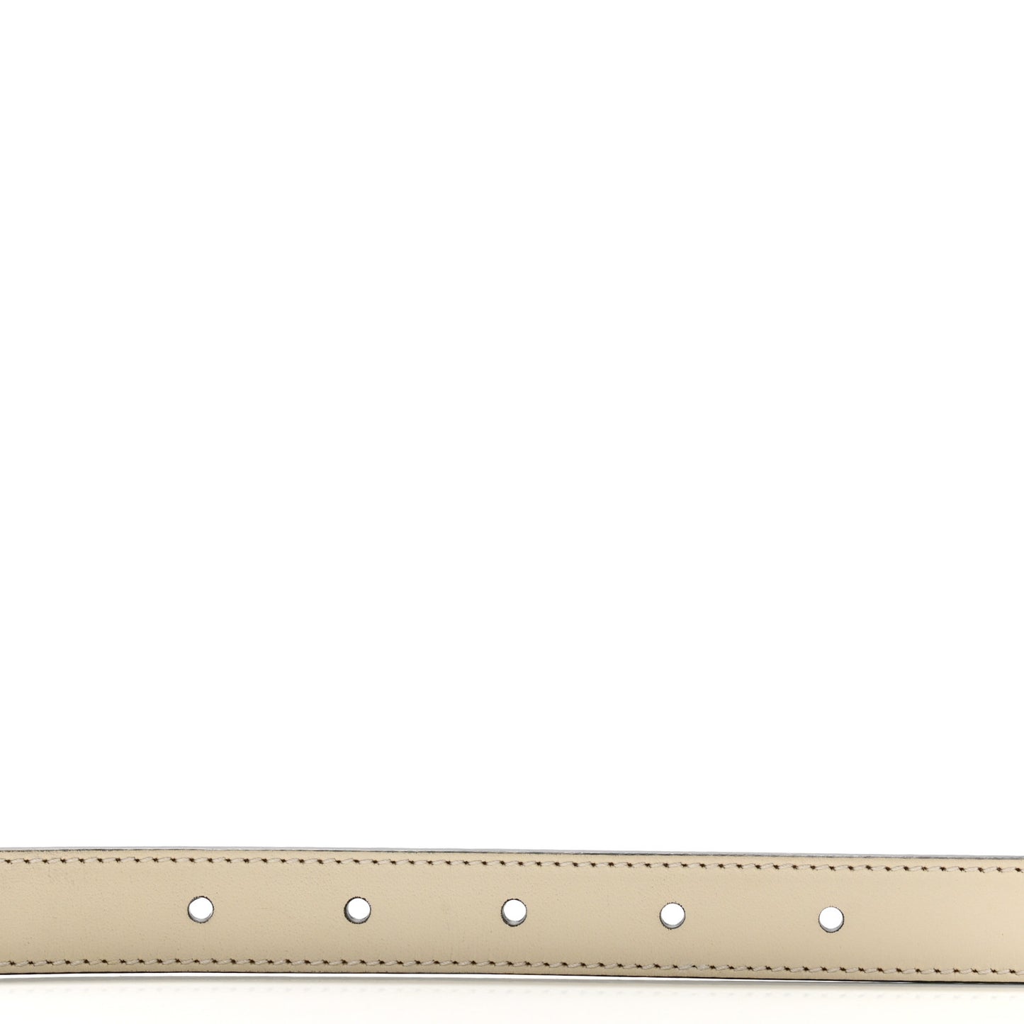 Calfskin Double G 20mm Belt 100 40 Mystic White