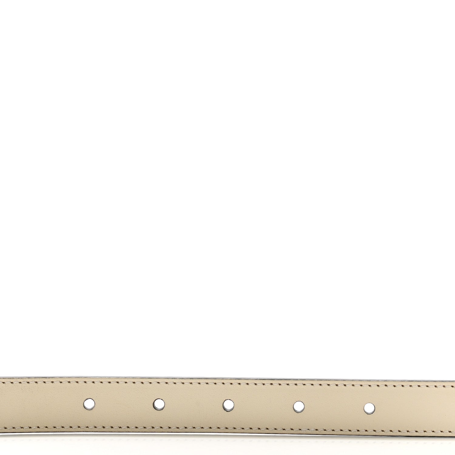 Gucci Calfskin Double G 20mm Belt 100 40 Mystic White 3 of 7
