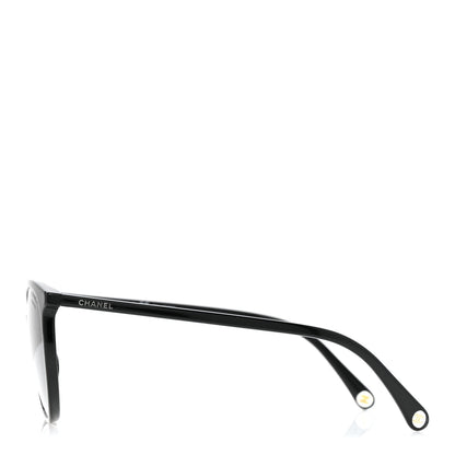 Chanel Acetate Pantos Cat Eye Sunglasses 5448 Black 3 of 8