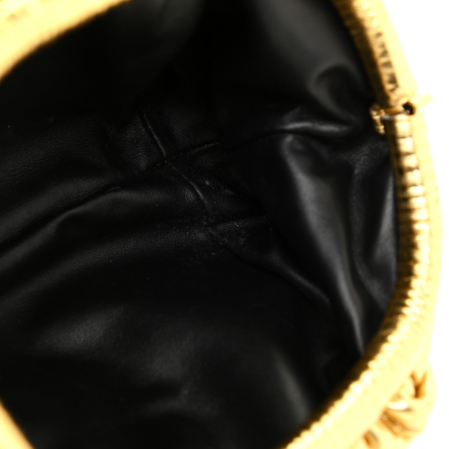 Bottega Veneta Metallic Bark Calfskin The Mini Pouch Gold 9 of 9
