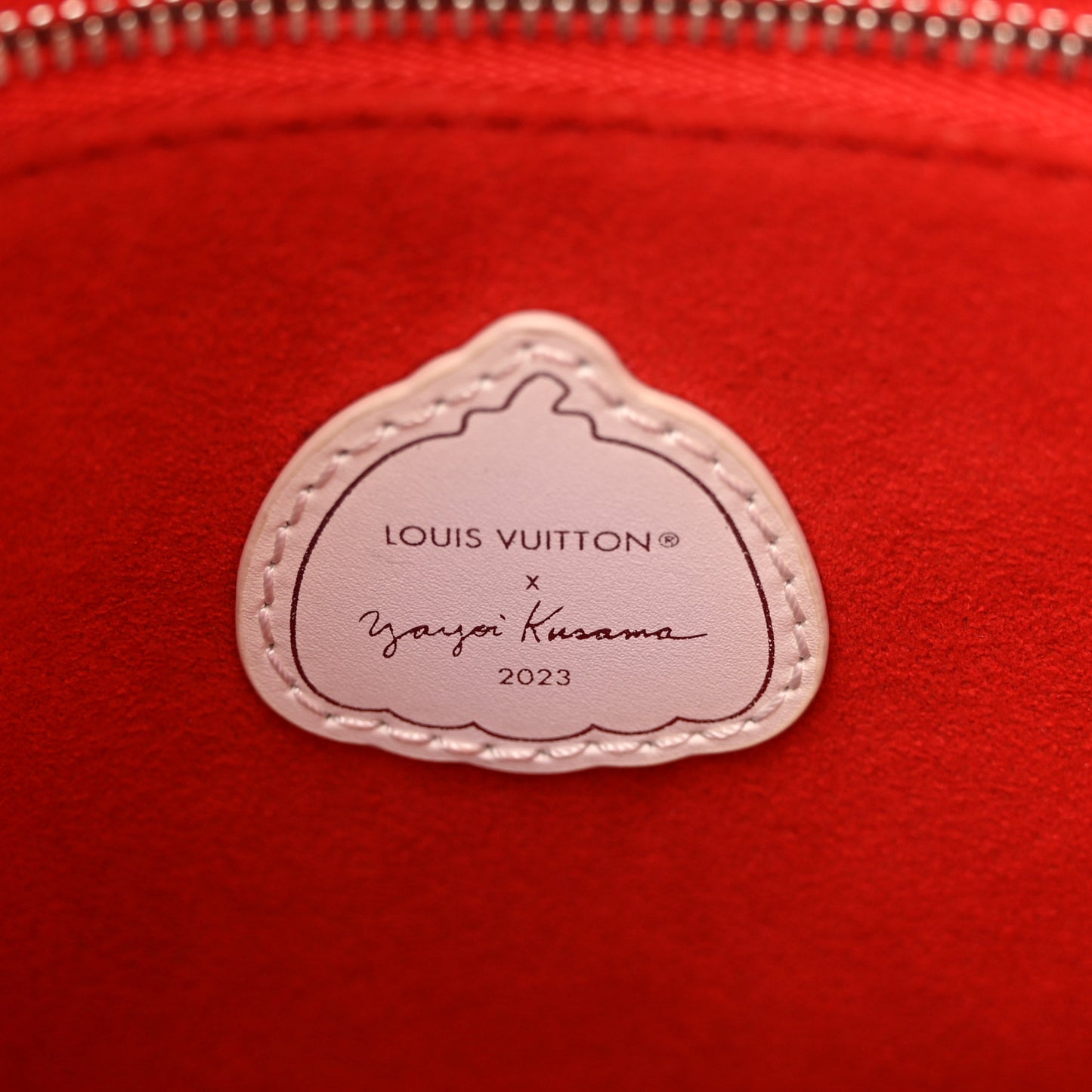 LV X YK Empreinte Infinity Dots Onthego PM Rogue White