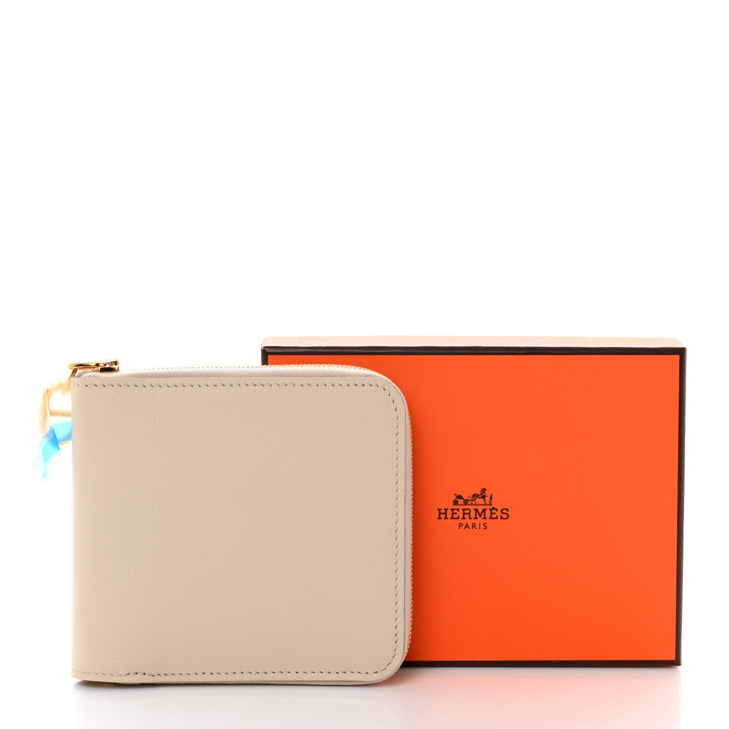 Hermes Evercolor Chaine D'Ancre Zipengo II Wallet Gris Perle 7 of 7