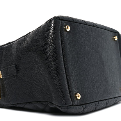 Chanel Caviar Quilted Petit Timeless Tote PTT Black 9 of 10