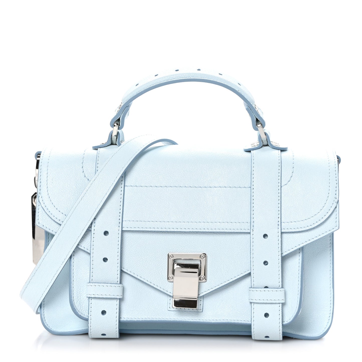 Lambskin Tiny PS1 Satchel Baby Blue