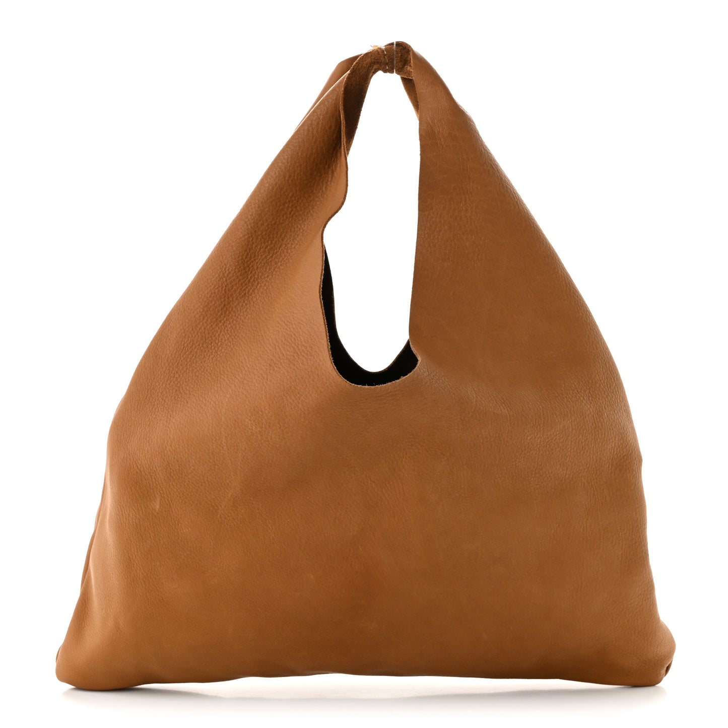 Suede Small Bindle Bag Bistre Ecru