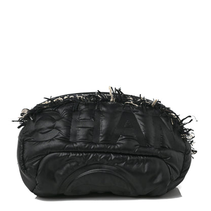 Chanel Nylon Tweed Coco Neige Belt Bag Black 1 of 8