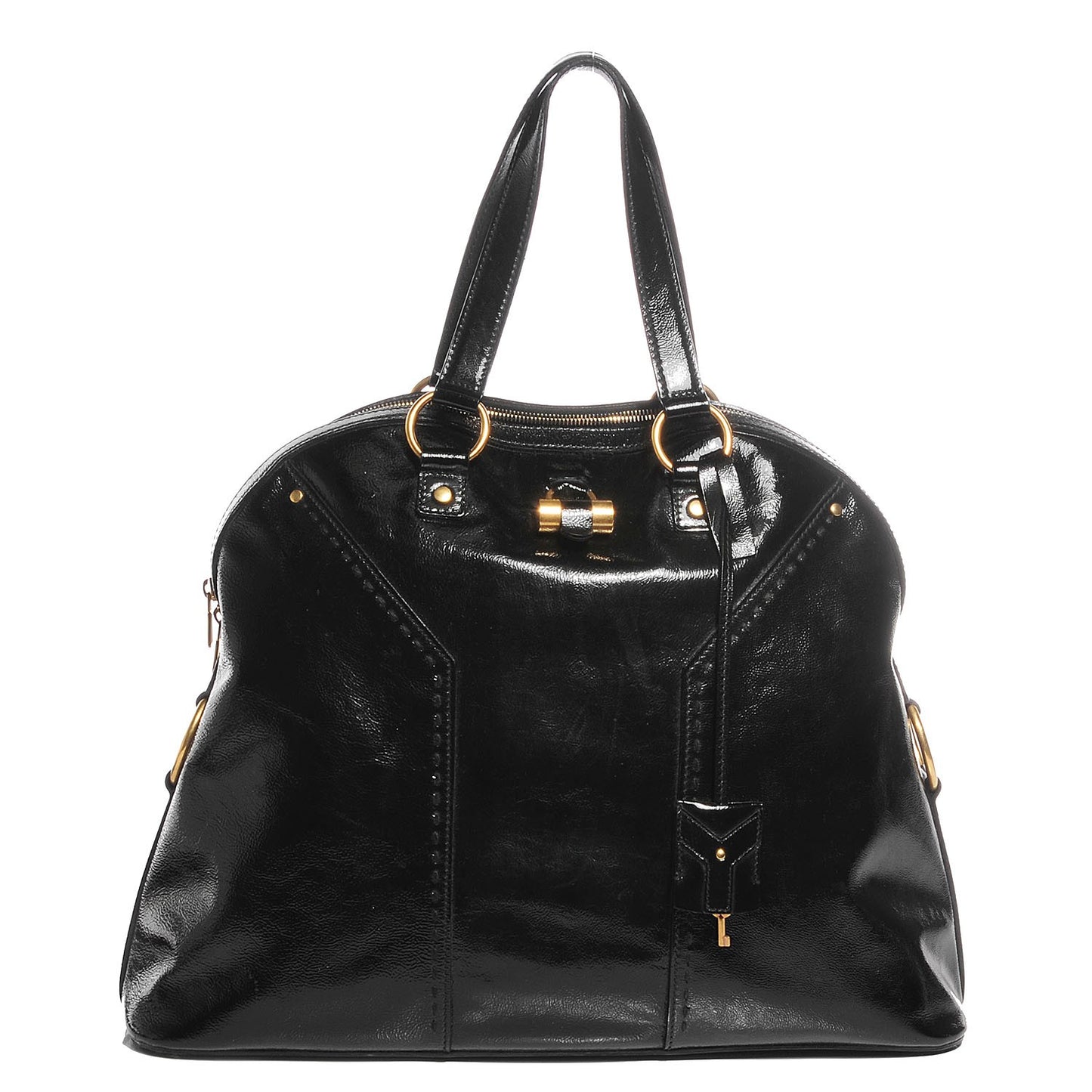 Patent Oversized Muse Black