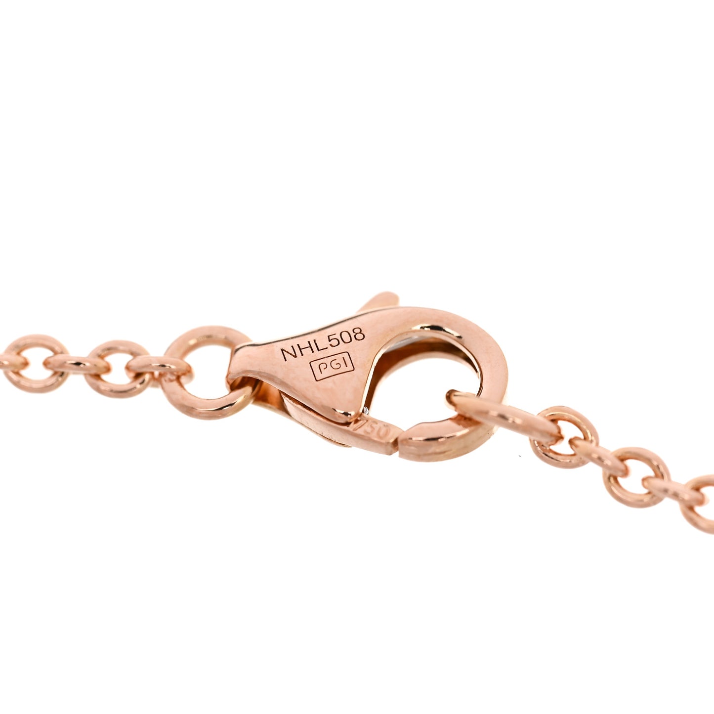 18K Pink Gold Interlocking LOVE Bracelet