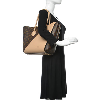 Louis Vuitton Calfskin Monogram Kimono Tote Dune 2 of 10
