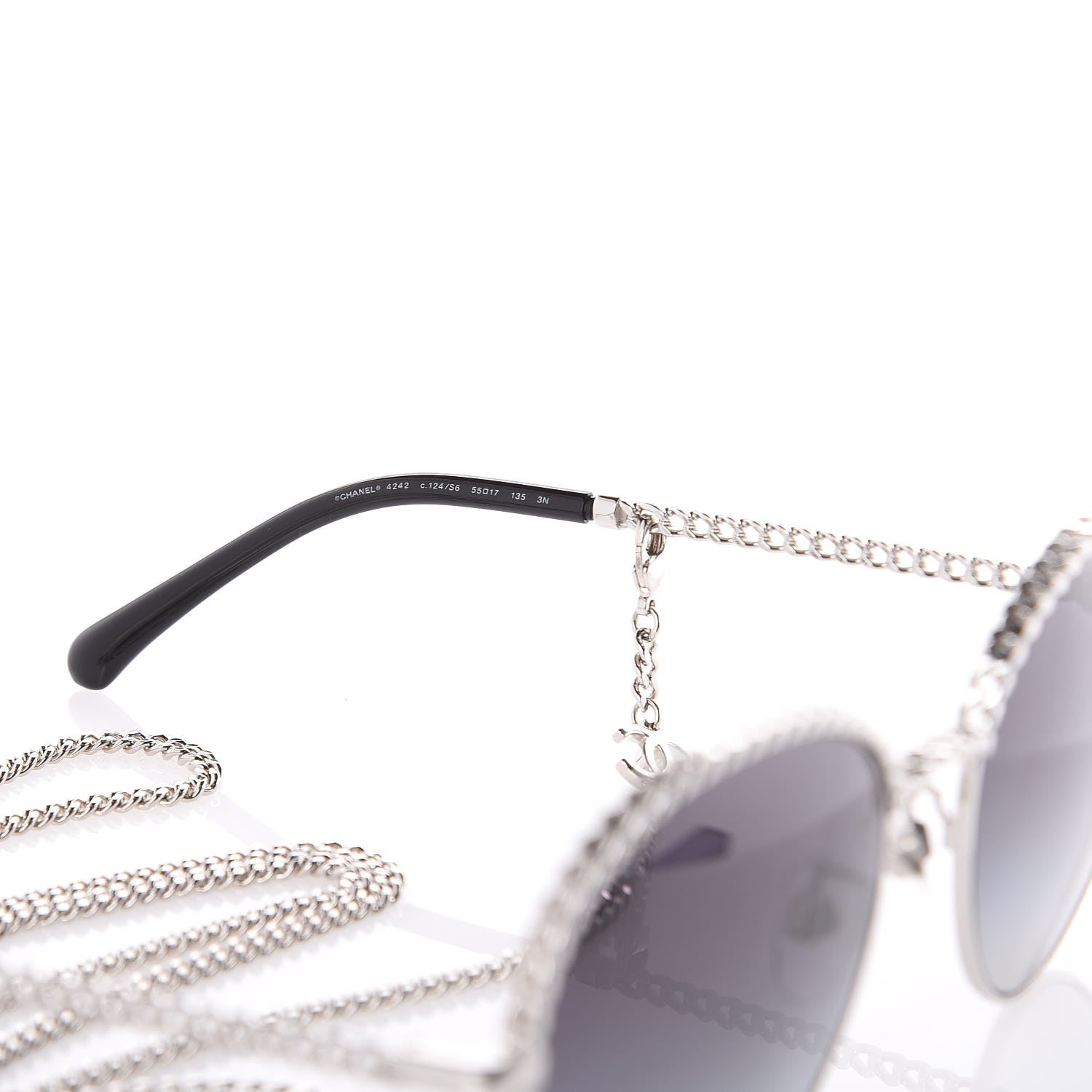 Chanel Chain Pantos Sunglasses 4242 Grey 5 of 7