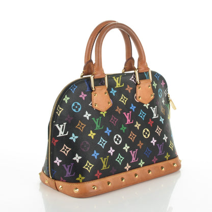 Louis Vuitton Monogram Multicolor Alma Black 3 of 7