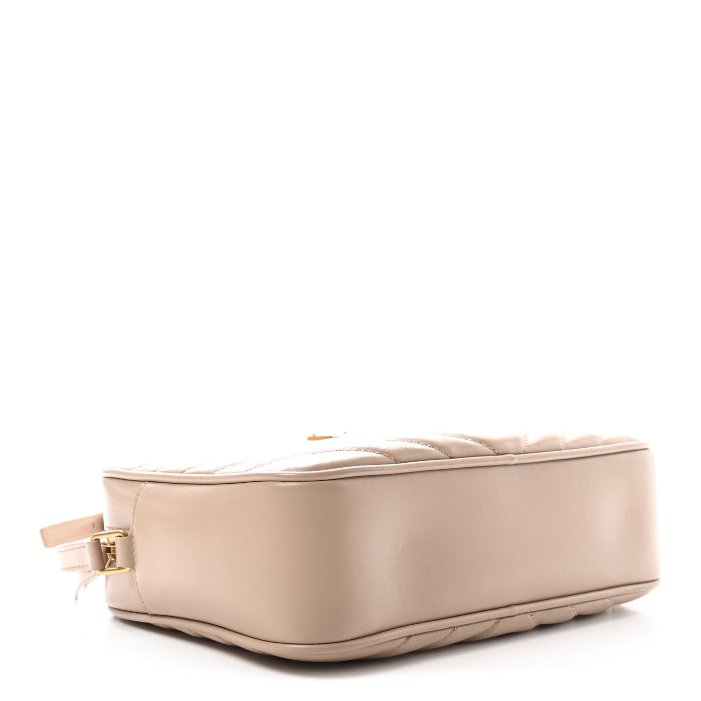 Calfskin Matelasse Monogram Lou Camera Bag Dark Beige