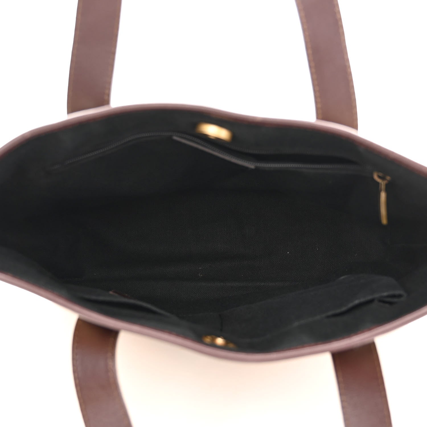 Burberry Haymarket Check Studded Tote Chocolate 5 of 11