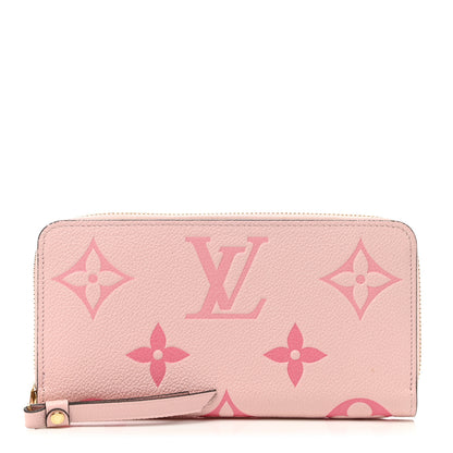 Louis Vuitton Empreinte Monogram Giant By The Pool Zippy Wallet Bouton De Rose 1 of 10