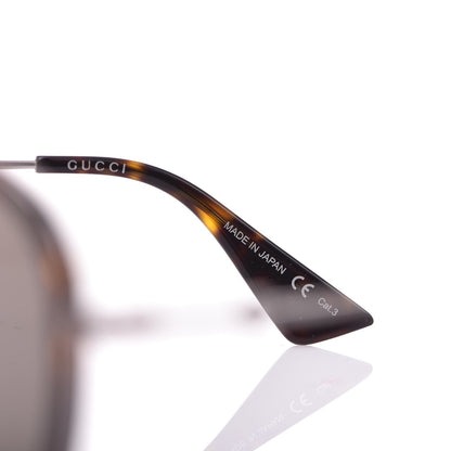 Gucci Aviator Sunglasses GG0062S Tortoise 6 of 8