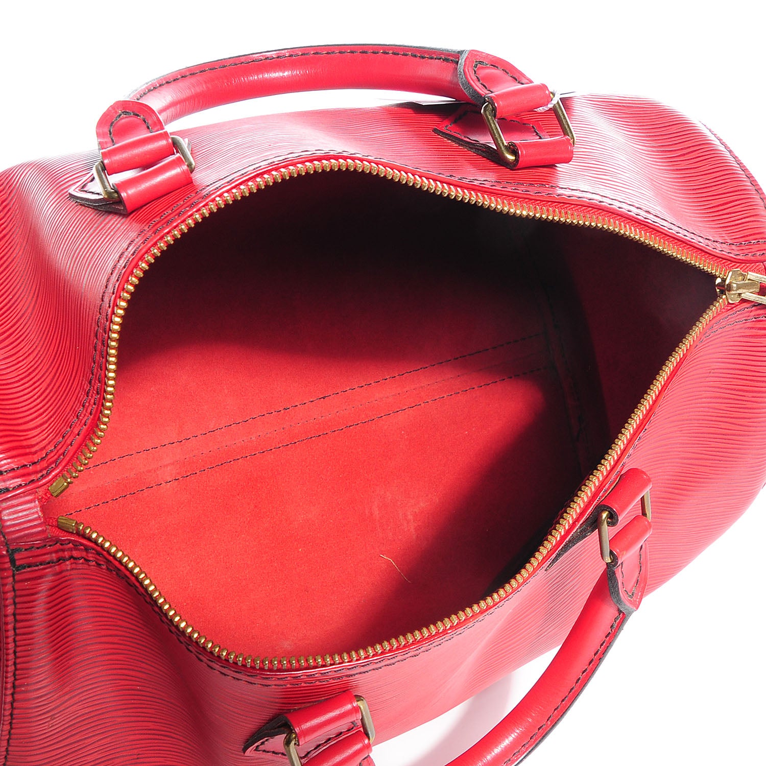 Louis Vuitton Epi Speedy 30 Rouge 5 of 8