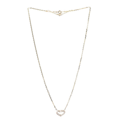 Cartier 18K Yellow Gold Diamond Hearts And Symbols Pendant Necklace 3 of 5
