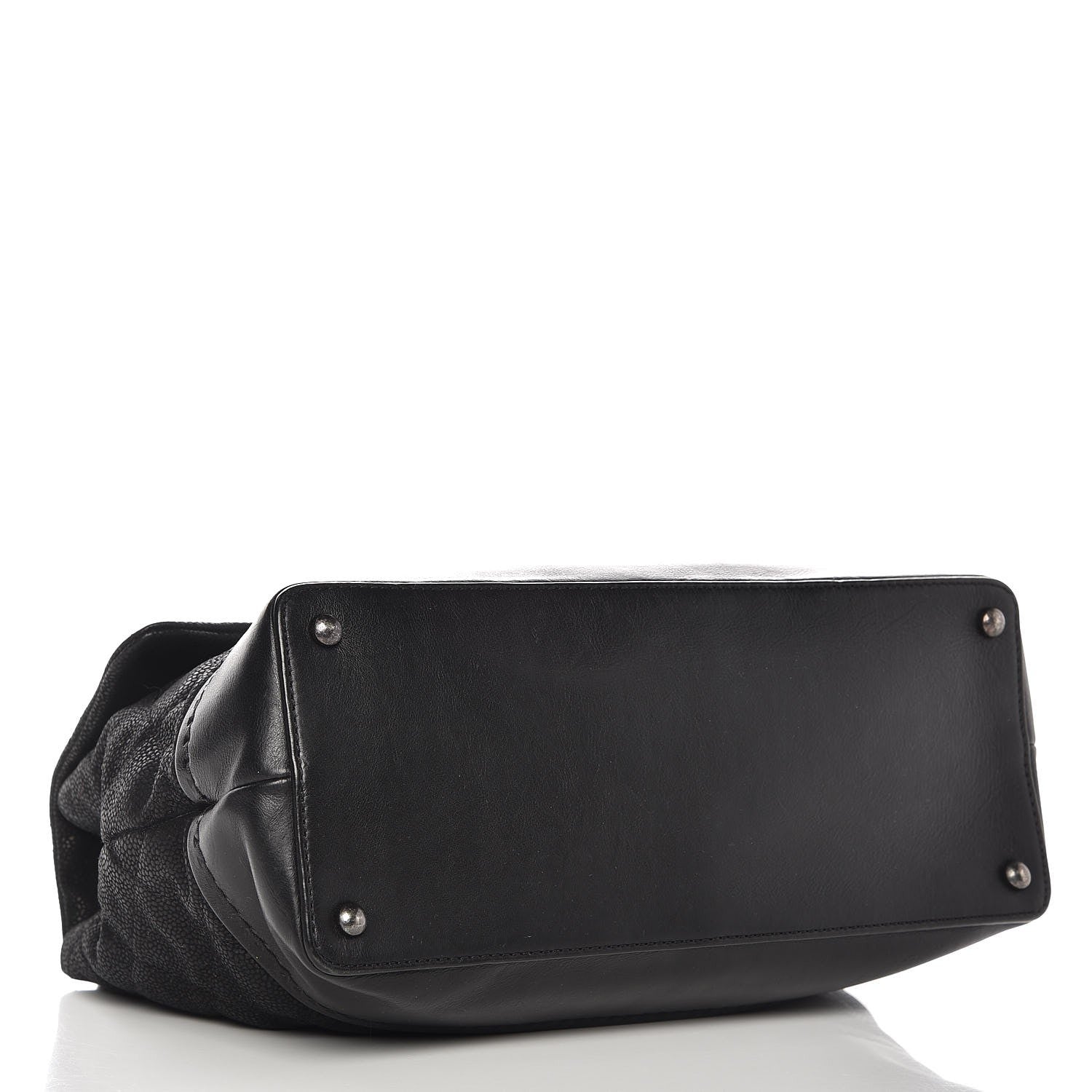 Chanel Iridescent Grained Calfskin Jumbo Globe Trotter Flap Black 4 of 7