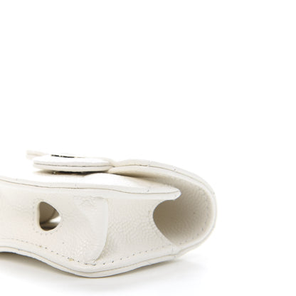 Chanel Caviar Quilted Airpods Pro Case White 10 of 12
