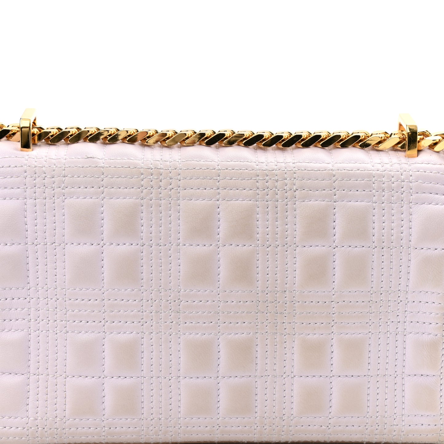 Lambskin Quilted Small Lola Bag Pale Thistle Soft Fawn