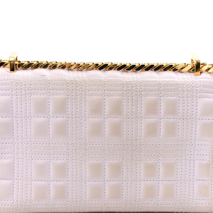 Burberry Lambskin Quilted Small Lola Bag Pale Thistle Soft Fawn 5 of 19