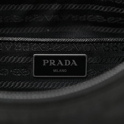 Prada Tessuto Nylon Saffiano Vela Messenger Bag Black 6 of 11