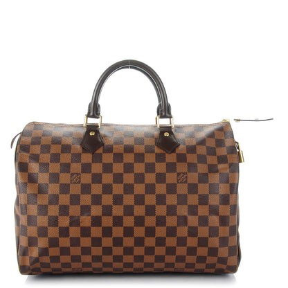 Louis Vuitton Damier Ebene Speedy 35 1 of 7
