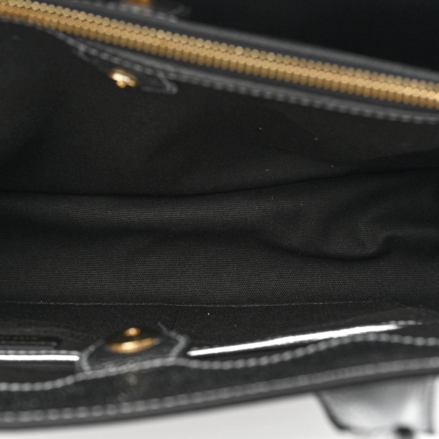 Burberry Metallic Grainy Calfskin House Check Medium Banner Tote Silver 5 of 11