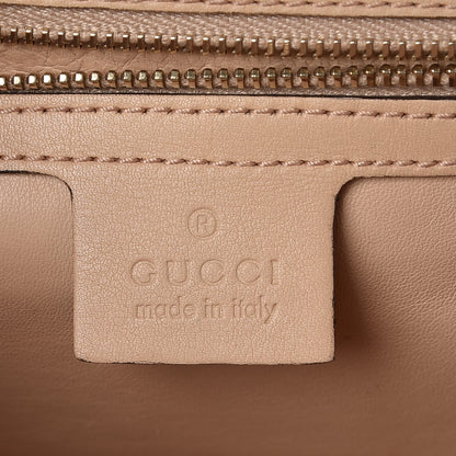 Gucci Python Small New Bamboo Top Handle Bag Beige 5 of 6