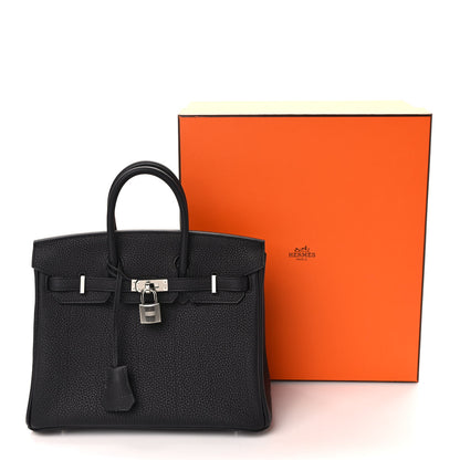 Hermes Togo Birkin 25 Black 8 of 8