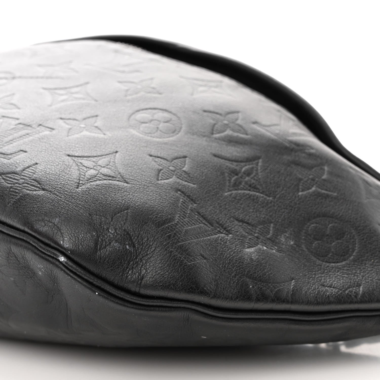 Louis Vuitton Calfskin Monogram Shadow Discovery Bumbag Black 9 of 14