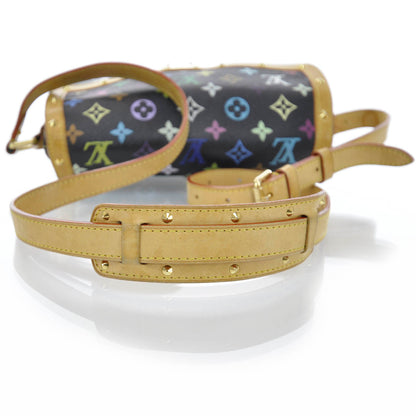 Louis Vuitton Monogram Multicolor Sologne Black 7 of 9