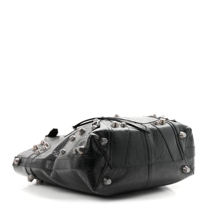 Balenciaga Agneau Arena Medium Le Cagole Carry All Bag Black 4 of 9