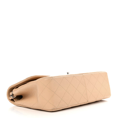 Chanel Caviar Quilted Jumbo Double Flap Beige 4 of 13