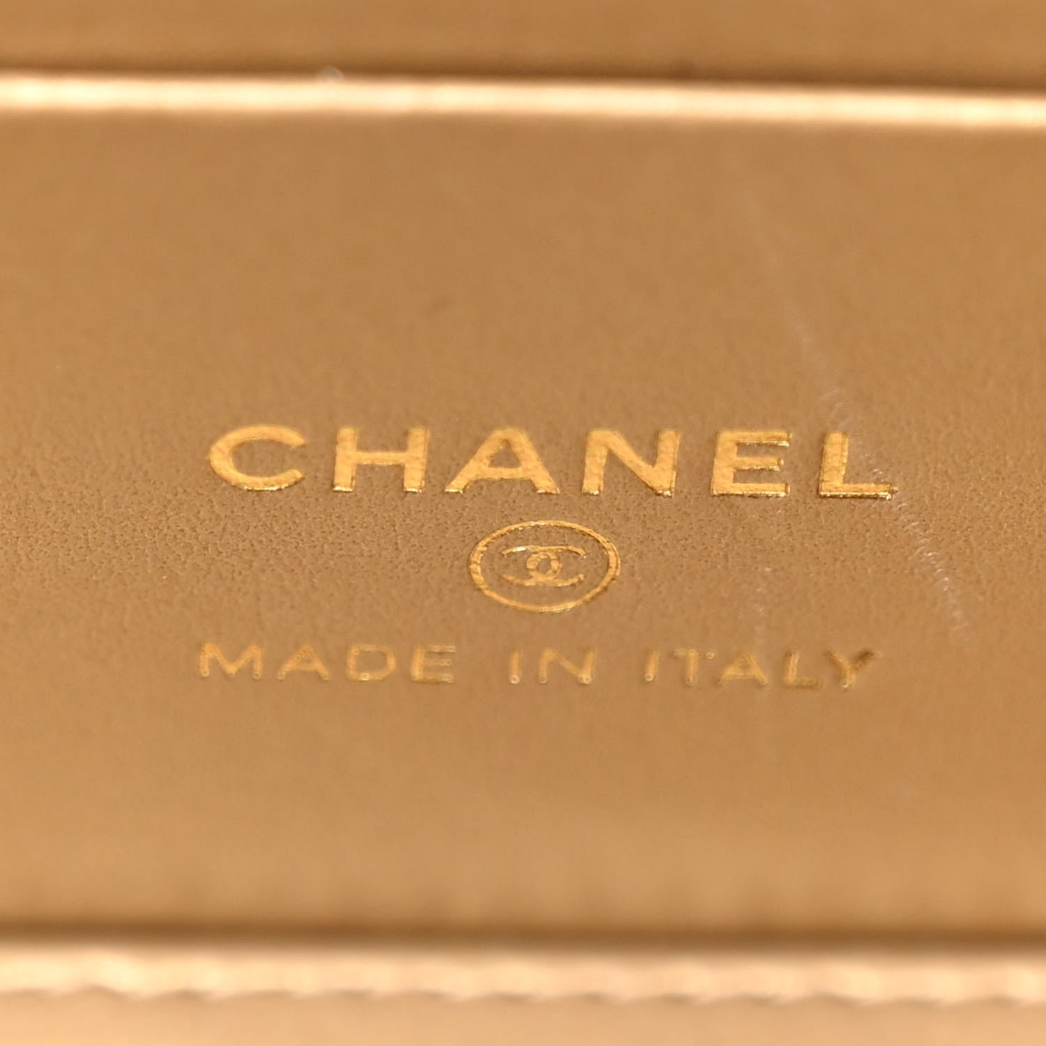 Chanel Lambskin Quilted Small Pearl Crush Vanity Case With Chain Black 6 of 10