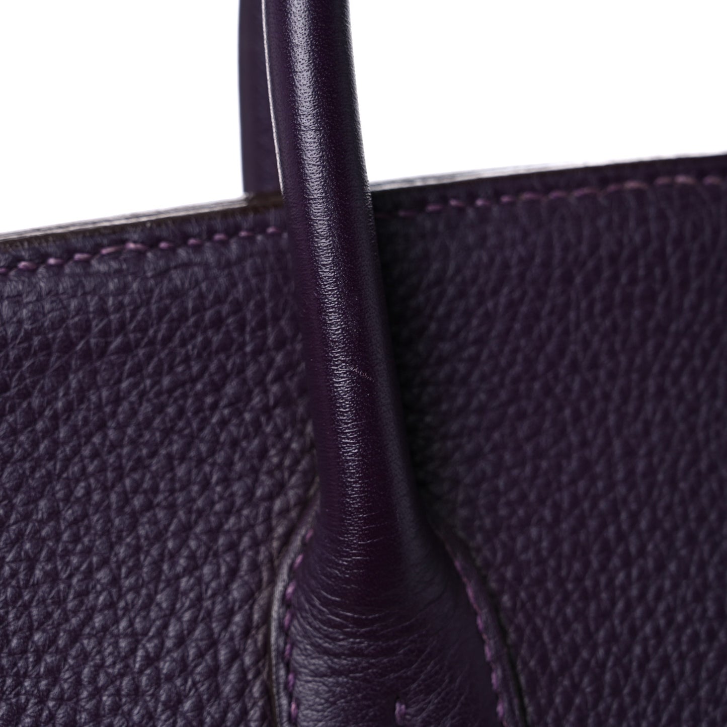 Taurillon Clemence Birkin 40 Raisin