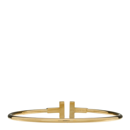 Tiffany 18K Yellow Gold T Wire Bracelet 2 of 3