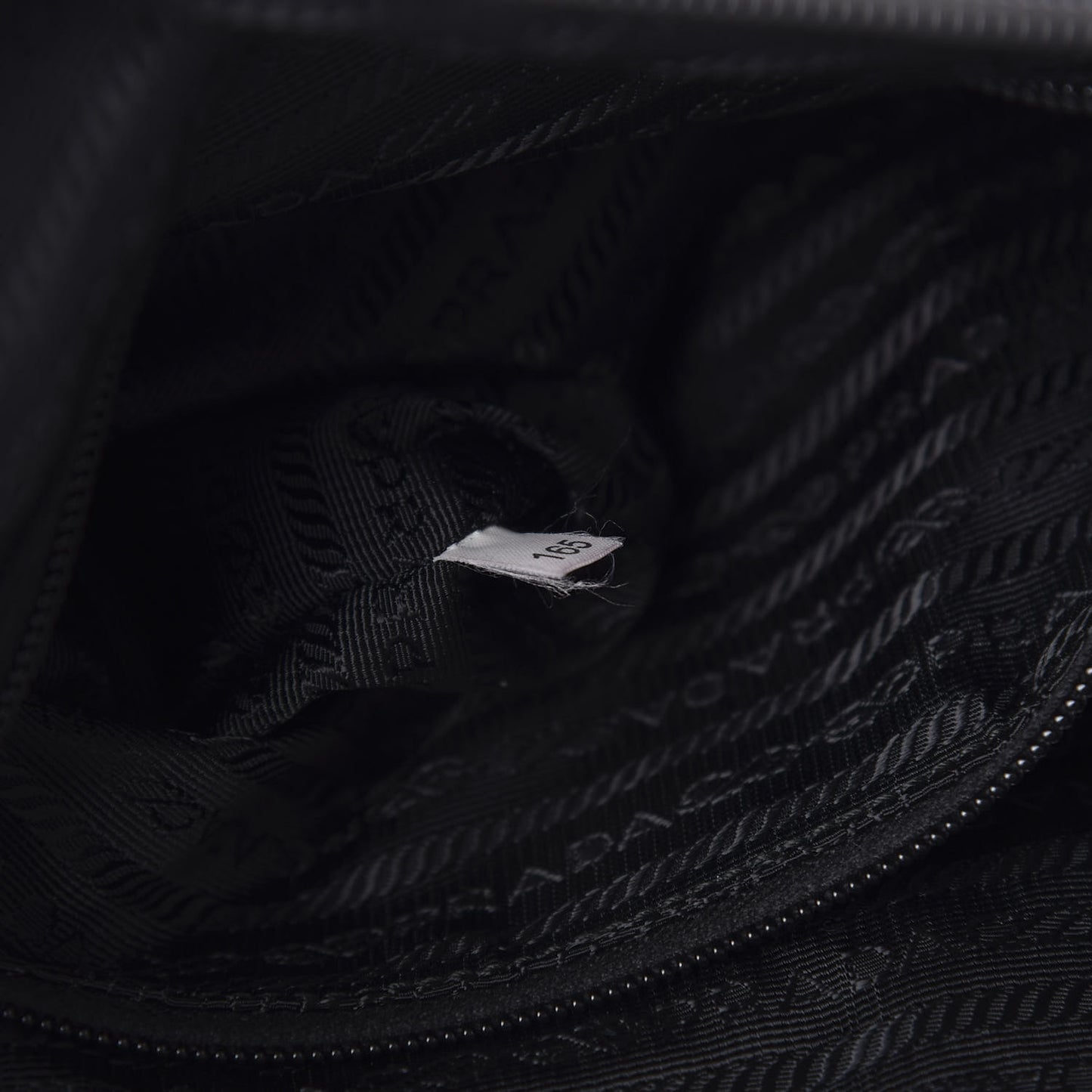 Nylon Vela Flat Messenger Bag Black