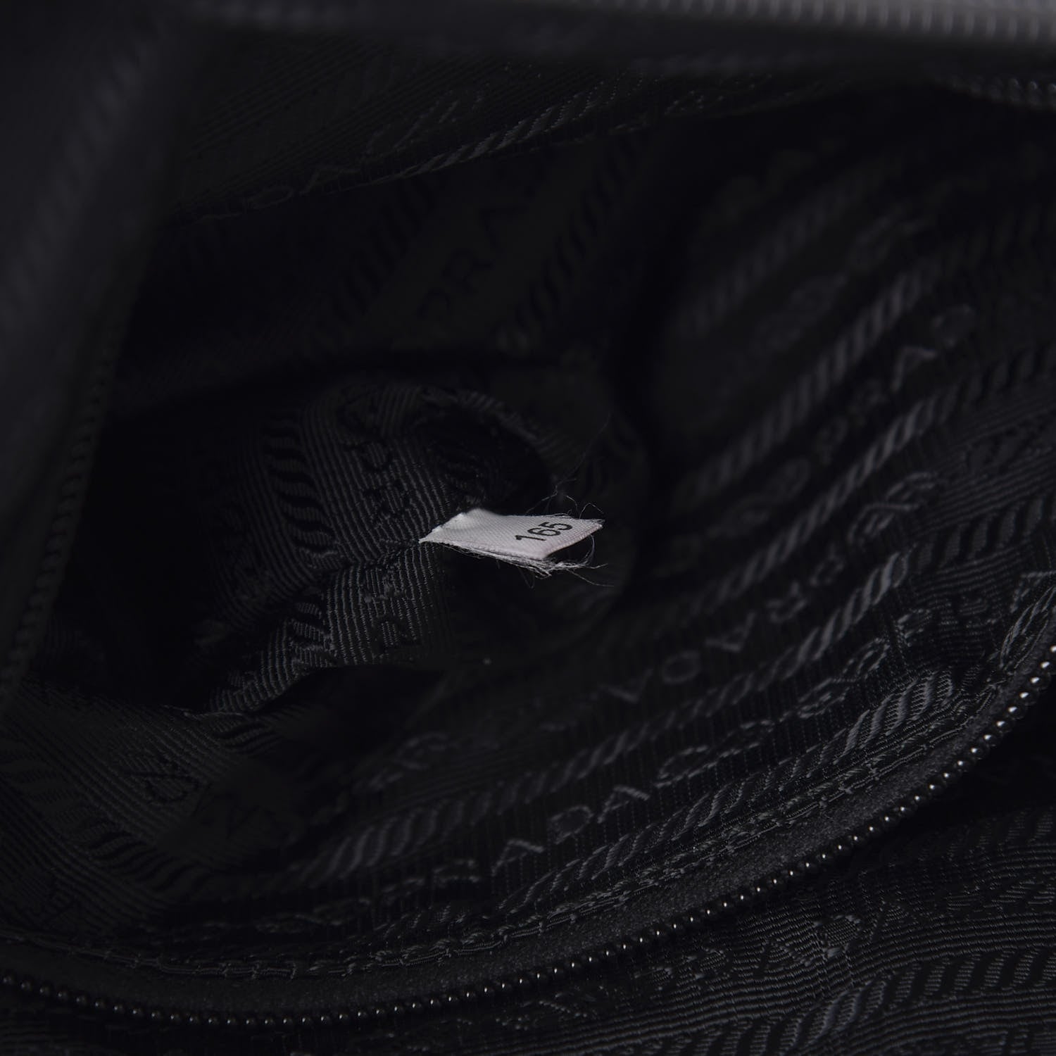 Prada Nylon Vela Flat Messenger Bag Black 7 of 10