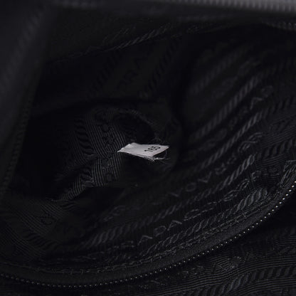 Prada Nylon Vela Flat Messenger Bag Black 7 of 10
