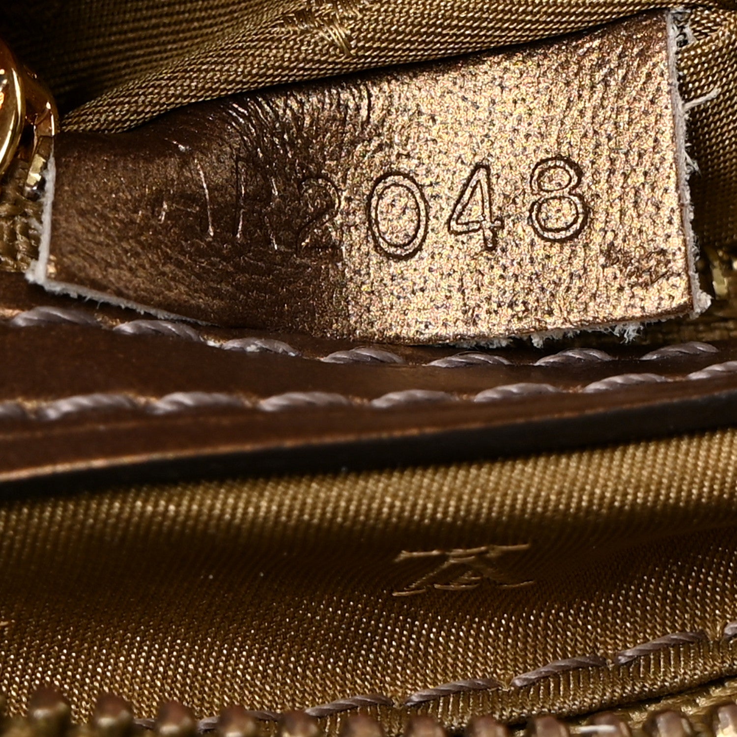 Louis Vuitton Suhali Lockit Clutch Bronze 7 of 10