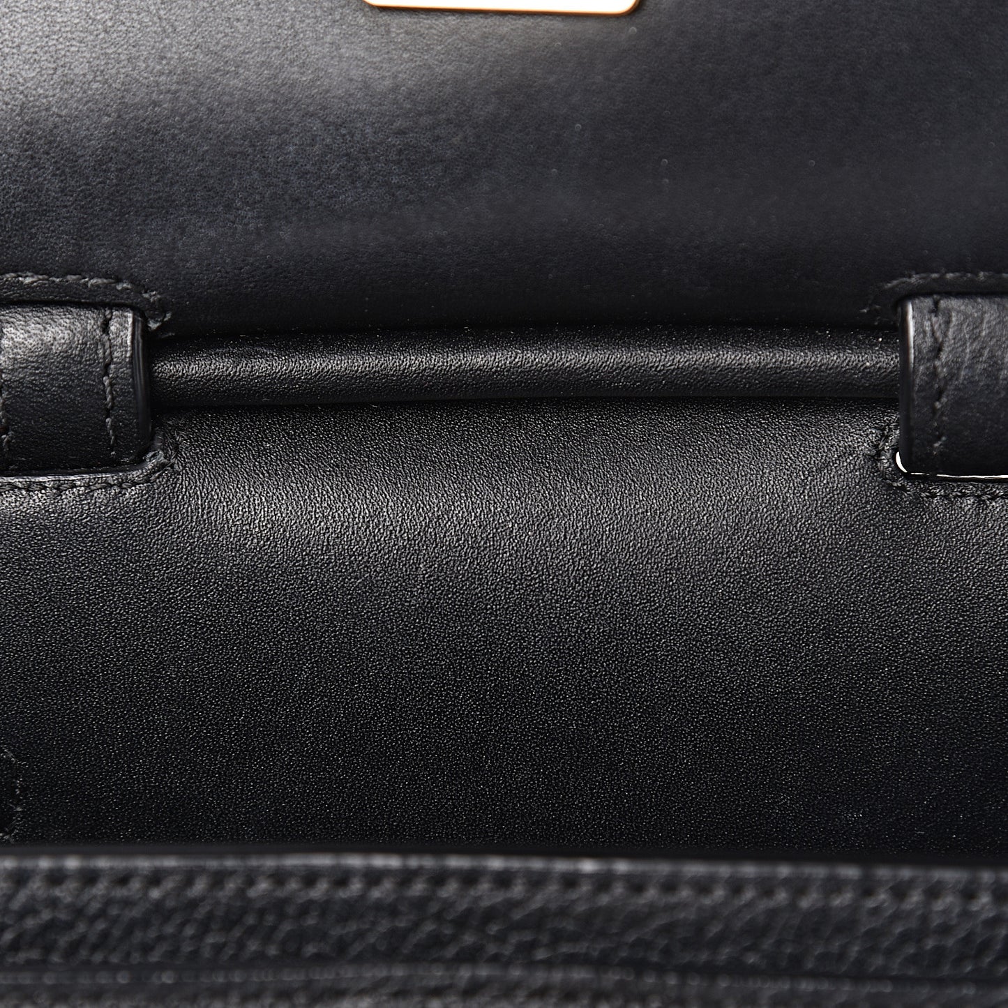 Grained Calfskin Small Milla Crossbody Black