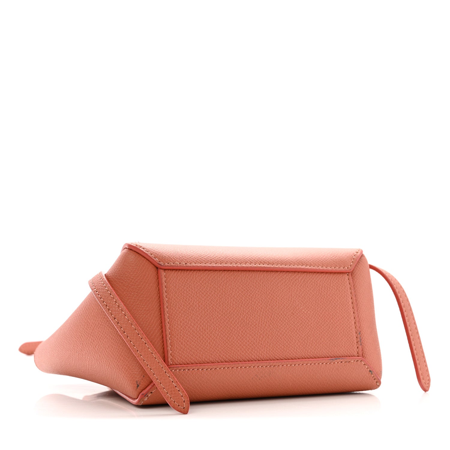 Celine Grained Calfskin Pico Belt Bag Lychee 4 of 13