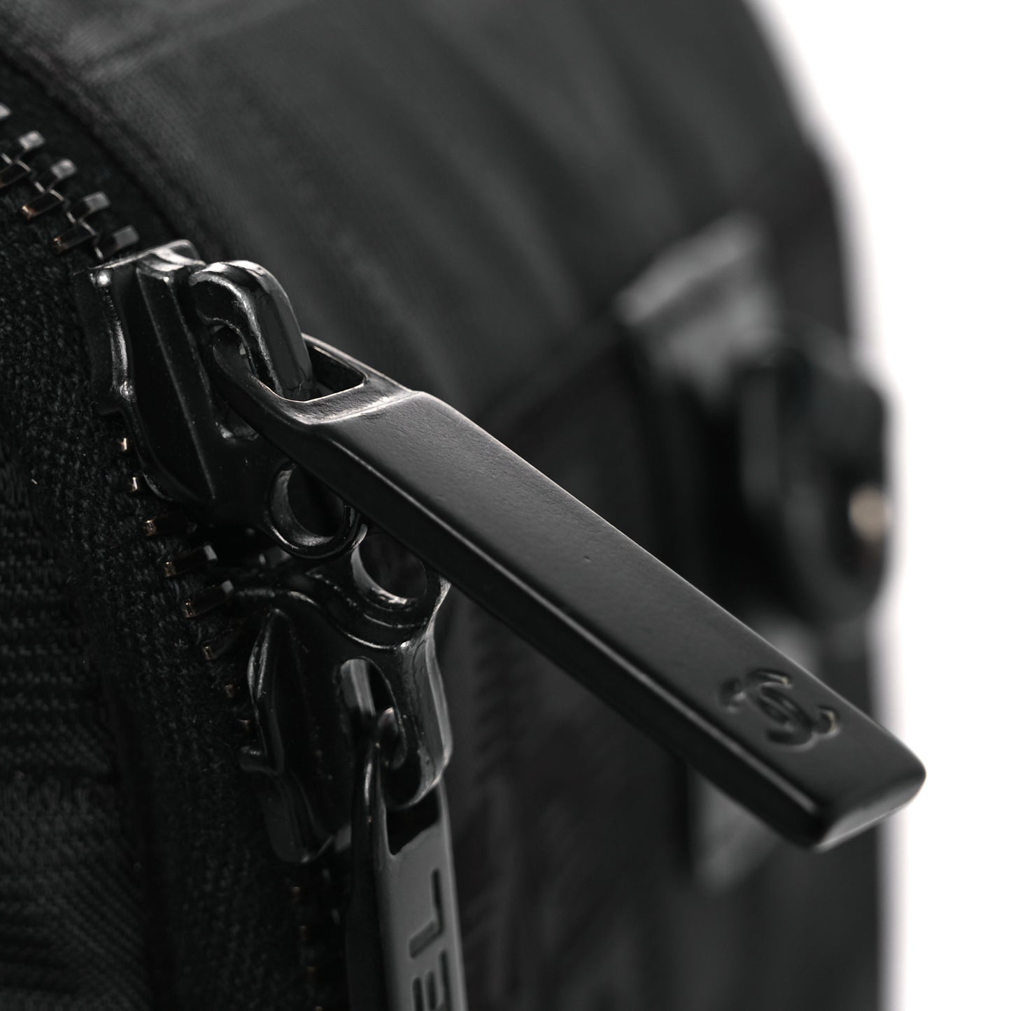 Nylon Travel Shoulder Bag Black