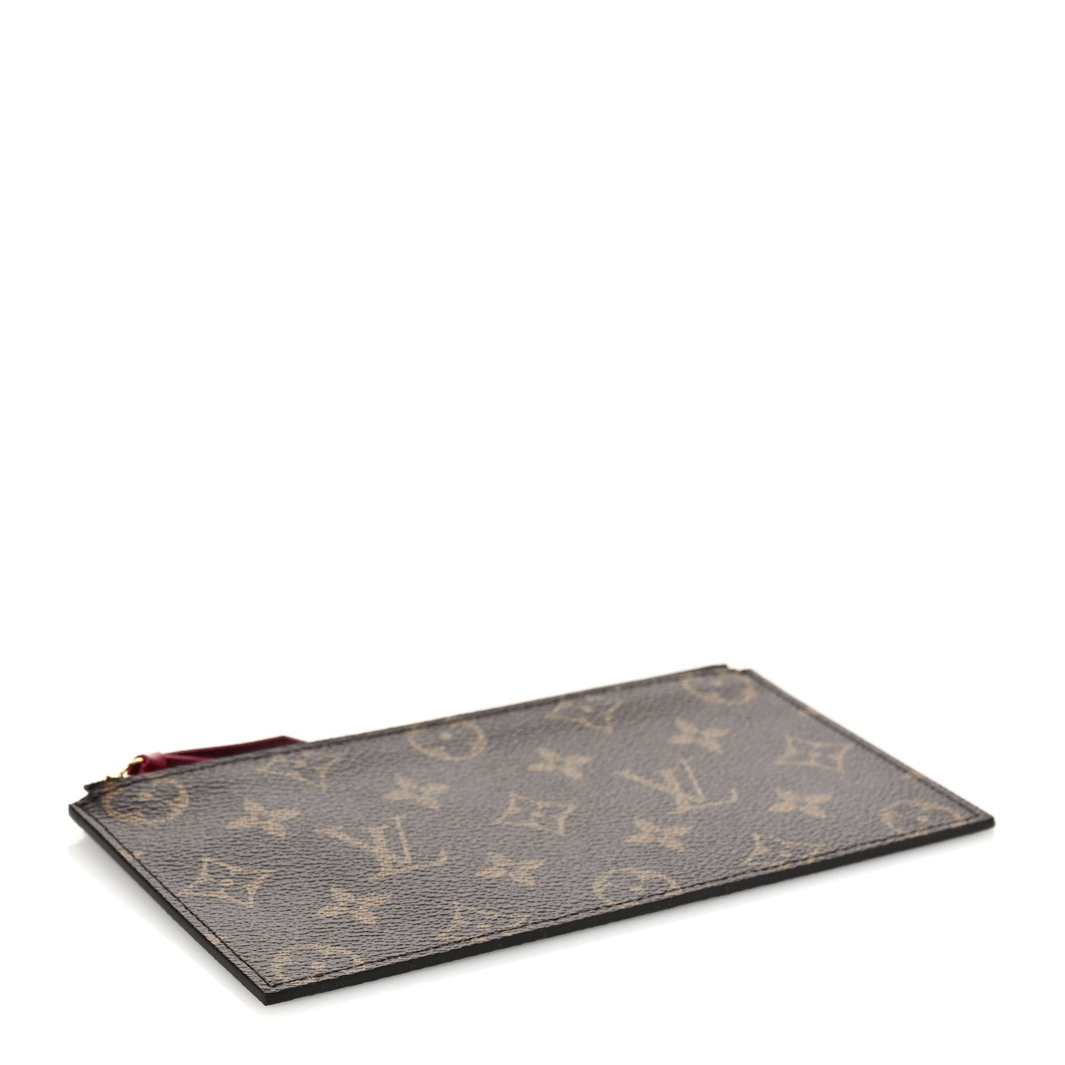 Louis Vuitton Monogram Felicie Chain Wallet Zippered Insert Fuchsia 4 of 8