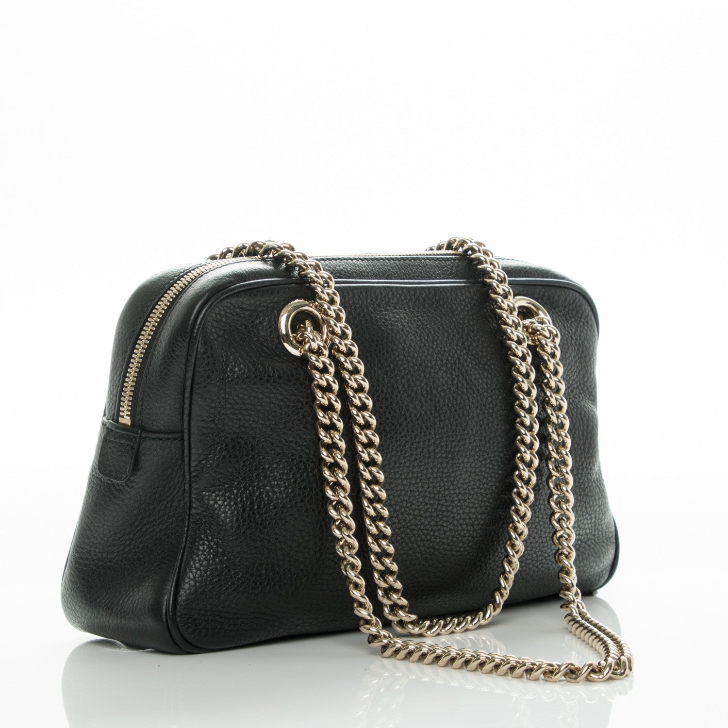 Gucci Pebbled Calfskin Small Soho Bowler Black 4 of 9