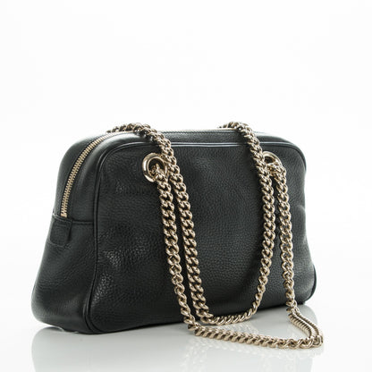 Gucci Pebbled Calfskin Small Soho Bowler Black 4 of 9