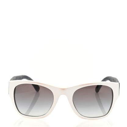 Chanel Acetate Tweed CC Sunglasses 5162 Grey 2 of 9